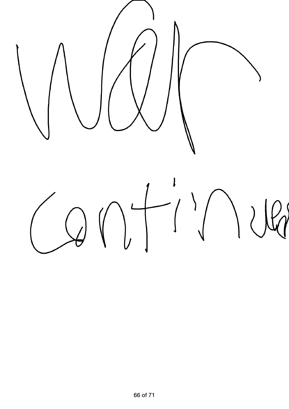 War Continues
